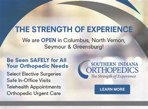 Southern indiana orthopedics - Southern Indiana Orthopedics is a Practice with 1 Location. Currently Southern Indiana Orthopedics's 4 physicians cover 4 specialty areas of medicine. Mon 8:30 am - 5:00 pm 